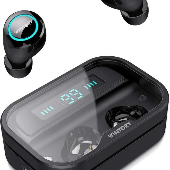 Draadloze Oordopjes - Hybrid Driver Bluetooth5.0 - LED 3D Stereo Earphones - Zwart