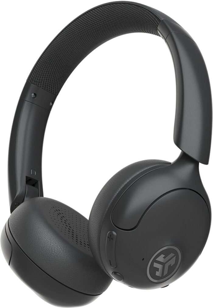 JLAB Go Lux ANC Koptelefoon Draadloos – Hybrid Noise Cancelling Hoofdtelefoon – 70 Uur Speeltijd – On Ear Design - Bluetooth Multipoint – Aanpasbare Equalizer Instellingen – Inklapbaar Design Met Zachte Oorkussens - Zwart
