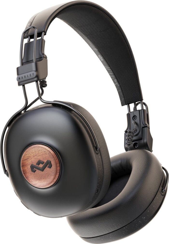 House of Marley Positive Vibration Frequency Bluetooth Koptelefoon - Hoofdtelefoon Draadloos - Overear Design - Met Microfoon - 34 uur batterij - Duurzaam - Zwart