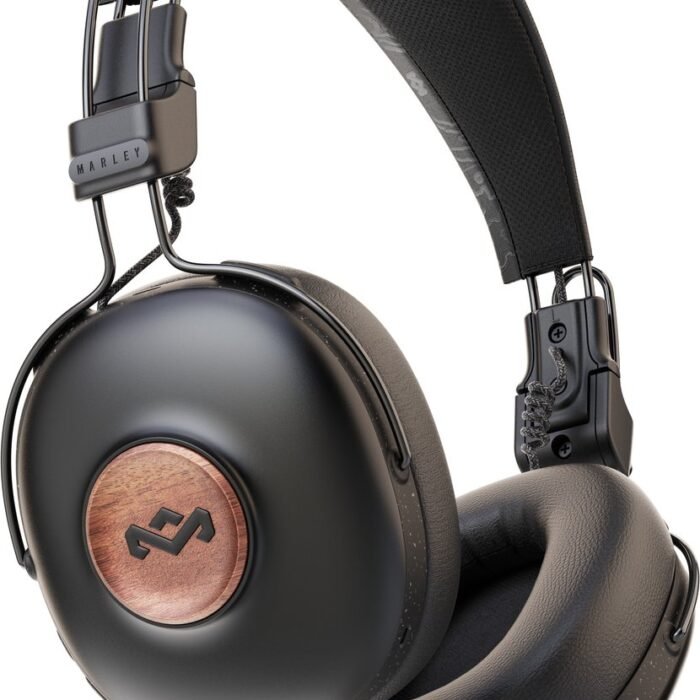 House of Marley Positive Vibration Frequency Bluetooth Koptelefoon - Hoofdtelefoon Draadloos - Overear Design - Met Microfoon - 34 uur batterij - Duurzaam - Zwart