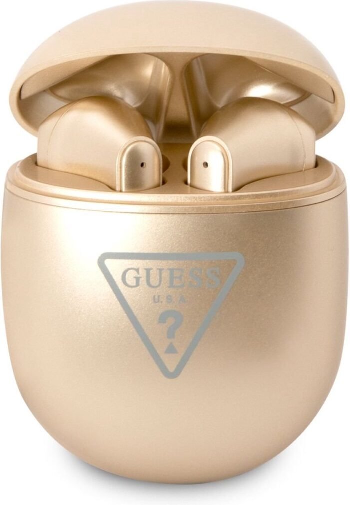Guess True Wireless Triangle Logo - TWS Bluetooth In-ear Oordopjes - Goud