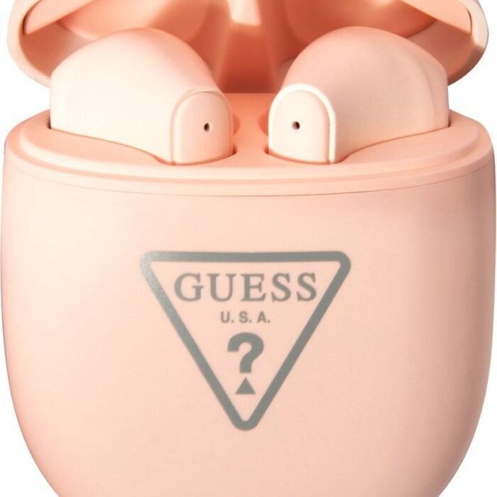Guess True Wireless Triangle Logo - TWS Bluetooth In-ear Oordopjes - Roze