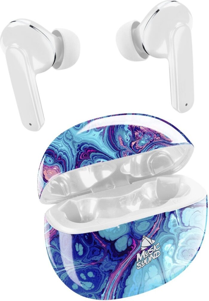 Music Sound Fantasy Headset True Wireless Stereo (TWS) In-ear Oproepen/muziek Bluetooth Wit