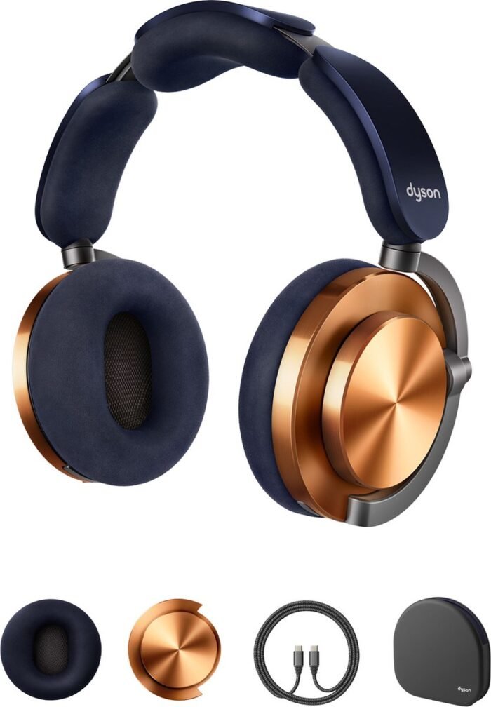 Dyson OnTrac - Draadloze over-ear koptelefoon met Noise Cancelling - Koper