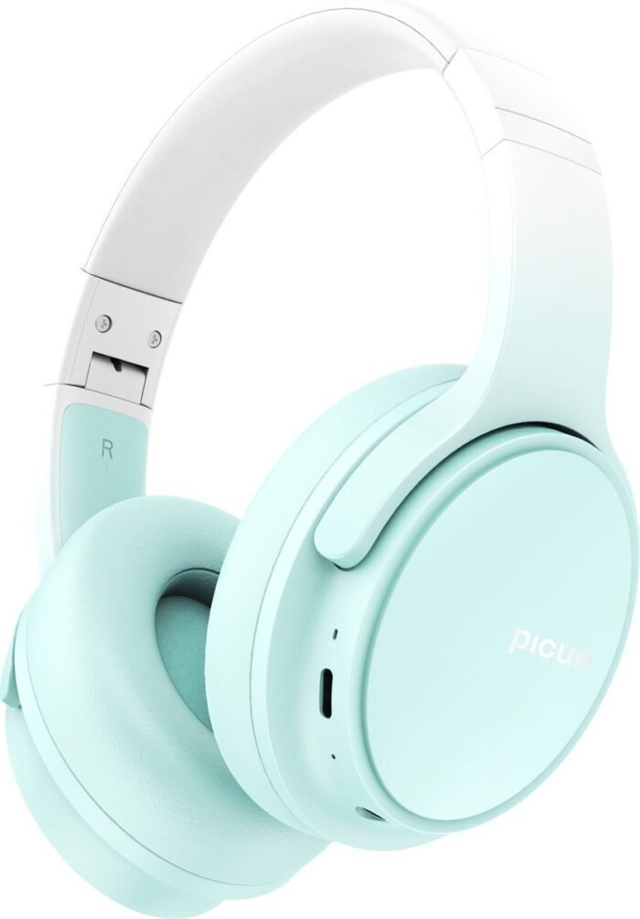 Picun queen - draadloze koptelefoon/hoofdtelefoon - touch controle – call pickup - Ingebouwde HD-microfoon – dual devices connected – munt-groen