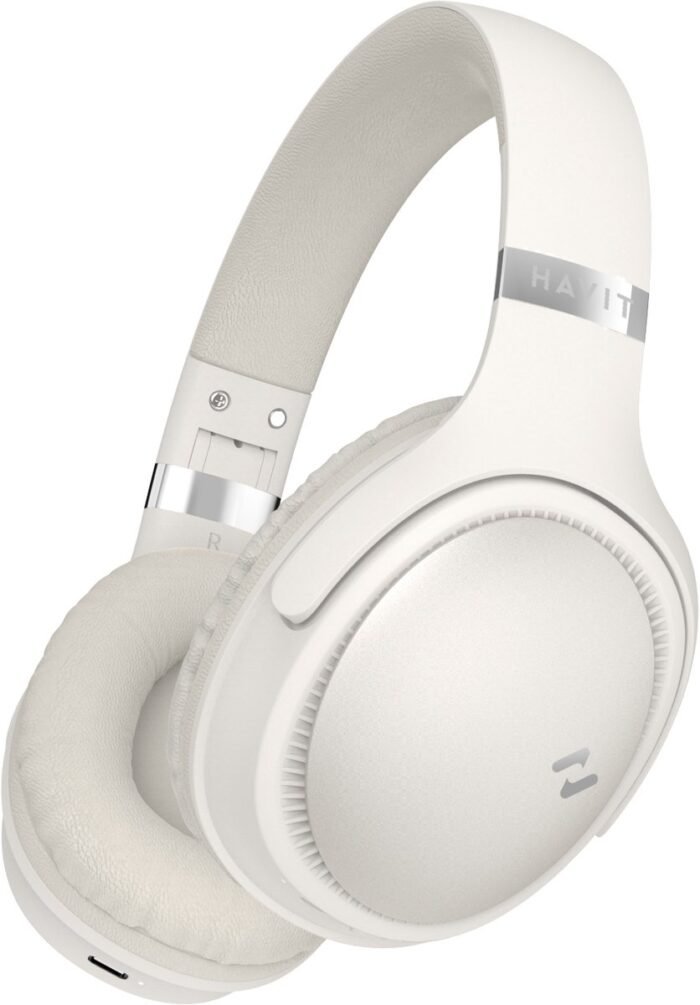 Havit H630BT (Beige) Hoofdtelefoons Bedraad en draadloos Hoofdband Muziek USB Type-C Bluetooth