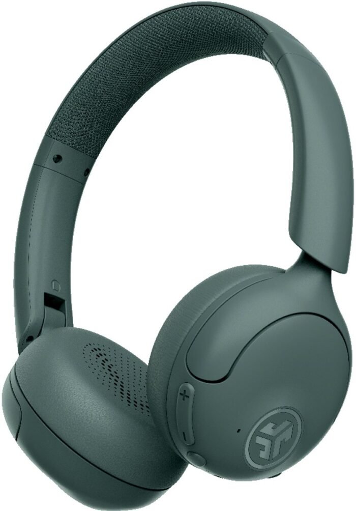 JLAB Go Lux ANC Koptelefoon Draadloos – Hybrid Noise Cancelling Hoofdtelefoon – 70 Uur Speeltijd – On Ear Design - Bluetooth Multipoint – Aanpasbare Equalizer Instellingen – Inklapbaar Design Met Zachte Oorkussens - Groen