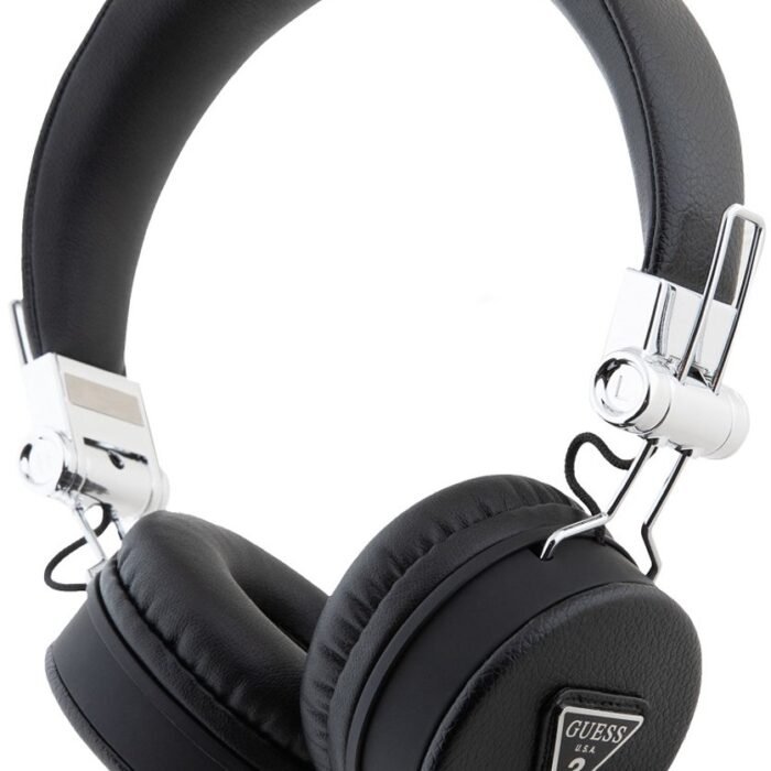 Guess Guess Headphone Koptelefoon Grained classic round - Zwart