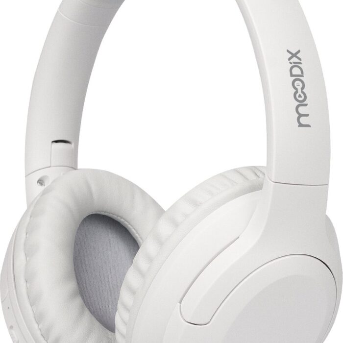 Moodix - ANC Bluetooth-hoofdtelefoon - voor op de oren - wit