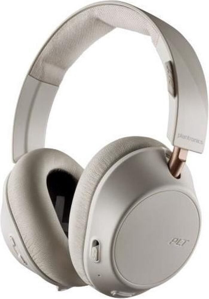 Plantronics Hoofdtelefoon Bluetooth® & ANC BackBeat GO 810 Bone Wit