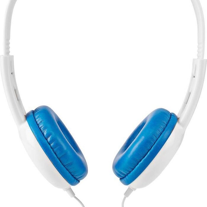 Nedis Bedrade On-ear Koptelefoon - 3,5 mm - Kabellengte: 1.20 m - 82 dB - Blauw