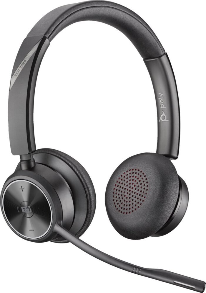 POLY Savi 7320 Office Headset Draadloos Handheld Kantoor/callcenter Zwart