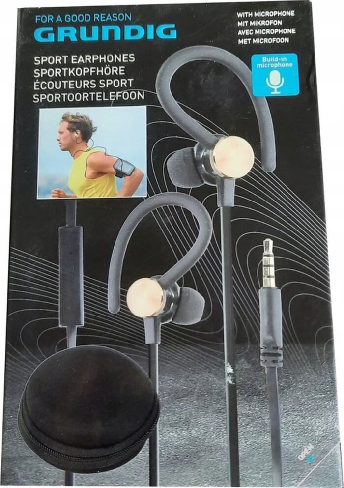 GRUNDIG - koptelefoon - met ingebouwde microfoon - microfoon - sportoortelefoon