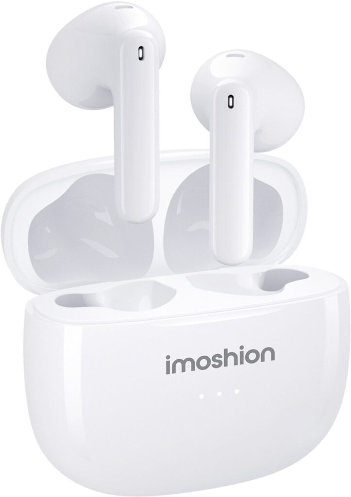 imoshion Aura Draadloze In-Ear Oordopjes - Oortjes Draadloos - Wireless Bluetooth Earbuds - Wit