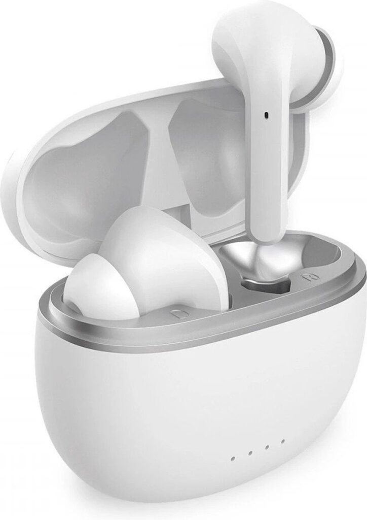 Fontastic 261909 Draadloze Oordopjes In-ear met Oplaaddoos - ANC - Bluetooth 5.3 - Wit