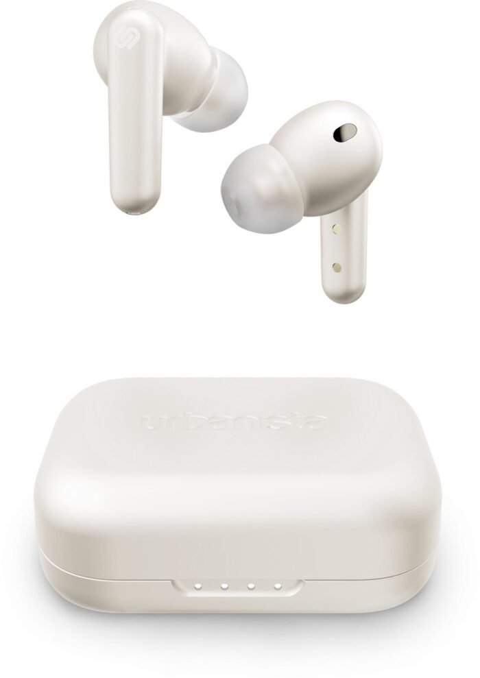 Urbanista London White Pearl - draadloze oordopjes met noise cancelling