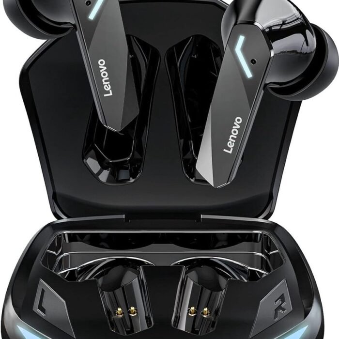 Lenovo ThinkPlus GM2 Pro - Bluetooth 5.3 - Draadloze oordopjes - Ergonomisch - Noise-cancelling - Waterbestendig - Sport - Gamen - Reizen - Zwart