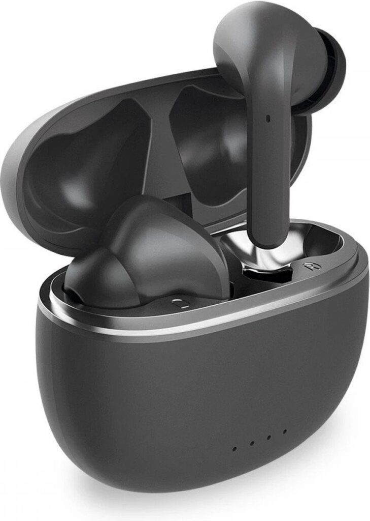 Fontastic 261893 Draadloze Oordopjes In-ear met Oplaaddoos - ANC - Bluetooth 5.3 - Zwart