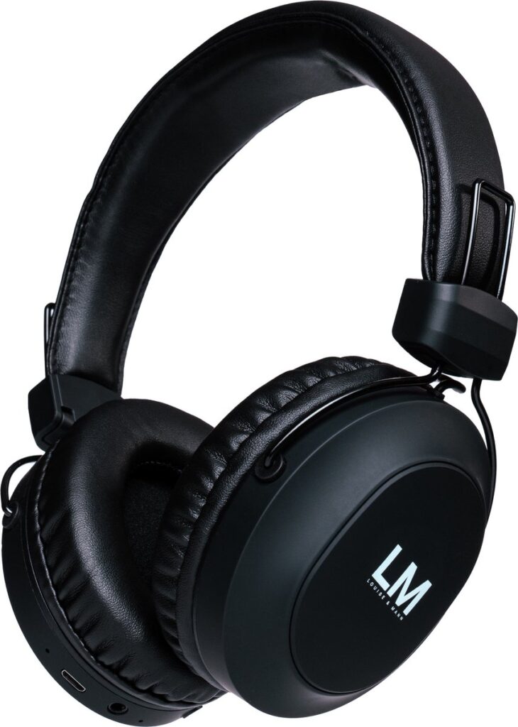 Louise&Mann 5 Draadloze Over-Ear Koptelefoon - met Microfoon - Zwart