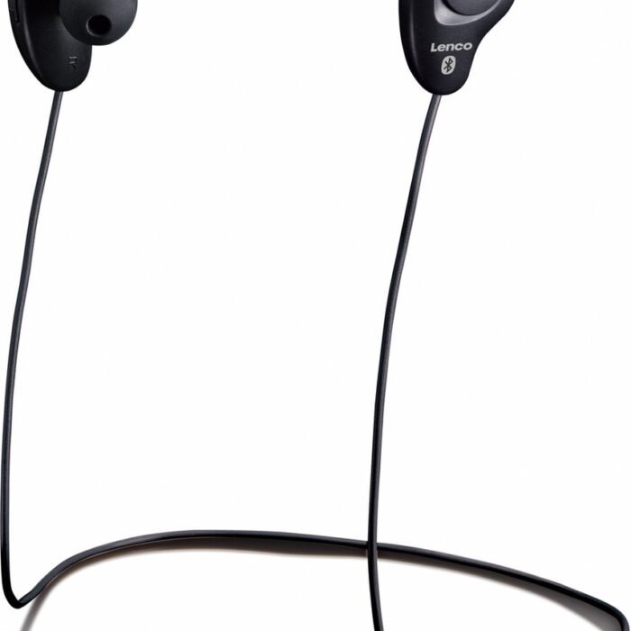 Lenco EPB-015BK - Draadloze in-ear oordopjes met ingebouwde microfoon - Zwart