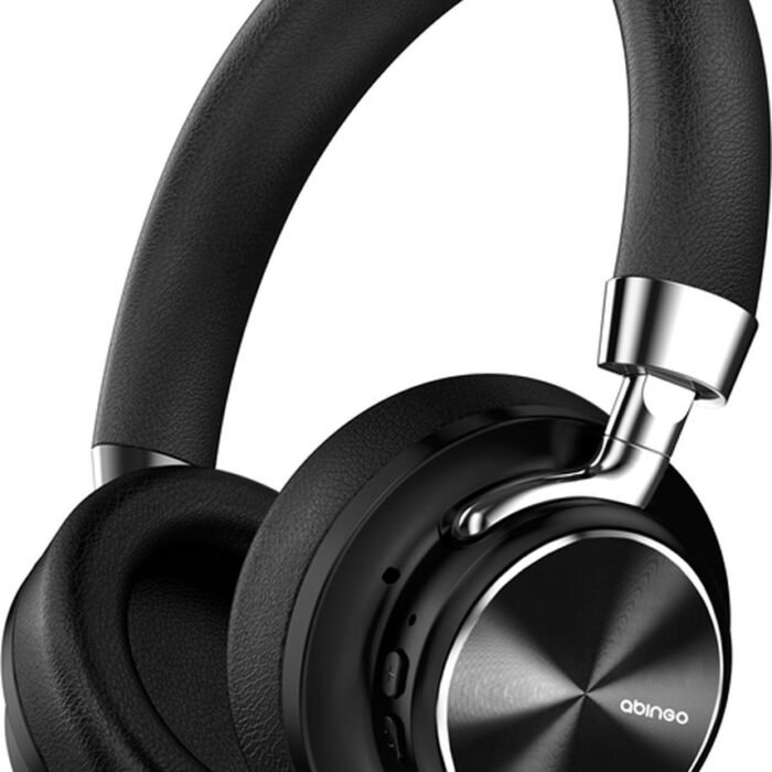 Abingo BT20 - Draadloze Koptelefoon - Over-ear - Hoofdtelefoon - Bluetooth - Met ingebouwde Microfoon - Headset Draadloos - Werkt met iPhone en Android - Stereo - Zwart