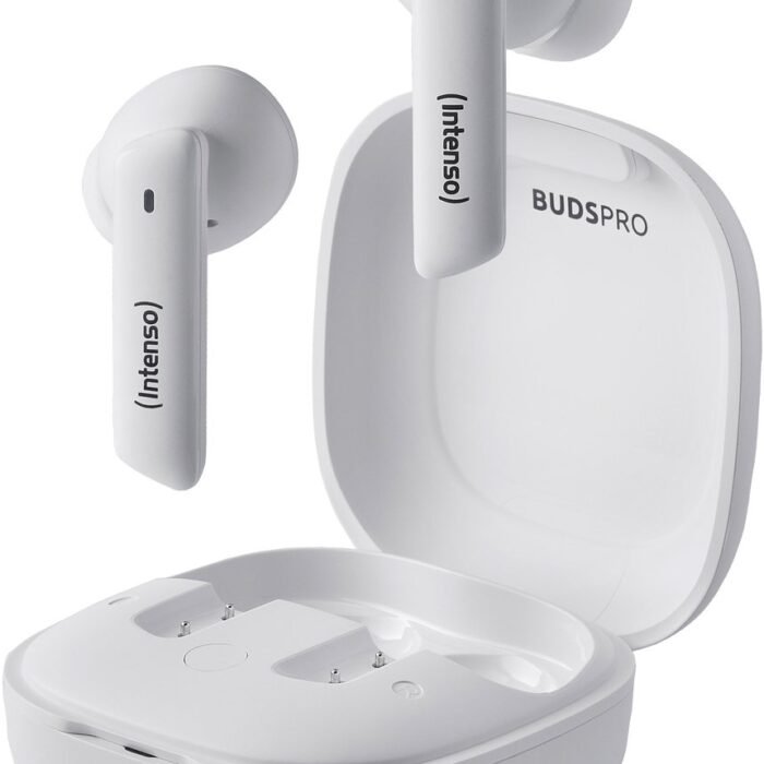 (Intenso) Buds PRO T502HAE Bluetooth in-ear headphones met actieve ruisonderdrukking (ANC) - wit (3720502)