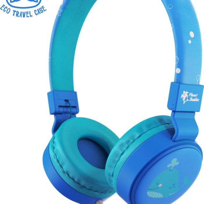Planet Buddies Walvis - Koptelefoon - Kinderen - Blauw
