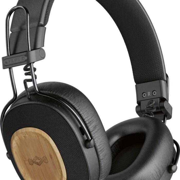 House of Marley Positive Vibration Riddim Bluetooth Koptelefoon - Hoofdtelefoon met Kabel - Draadloos - Met Microfoon - 50 uur batterij - Quickcharge - Signature Black