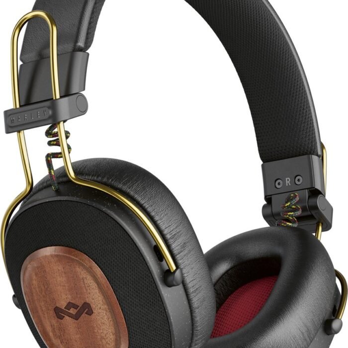 House of Marley Positive Vibration Riddim Bluetooth Koptelefoon - Hoofdtelefoon met Kabel - Draadloos - Met Microfoon - 50 uur batterij - Quickcharge - Rasta