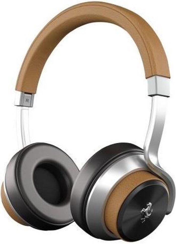 Logic3 Ferrari Cavallino T250 On-Ear Headphones Bruin PC + Mac + Mobile