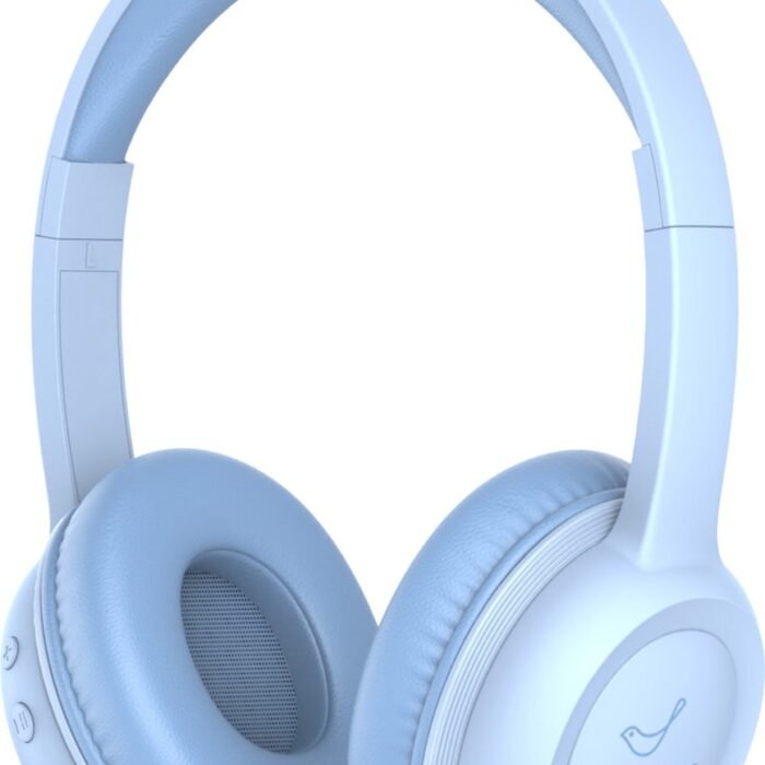 ATouch Kinderkoptelefoon Lite-Y – Volumebegrenzing - Koptelefoon kinderen – Microfoon – Bluetooth koptelefoon – Duurzaam – Blauw