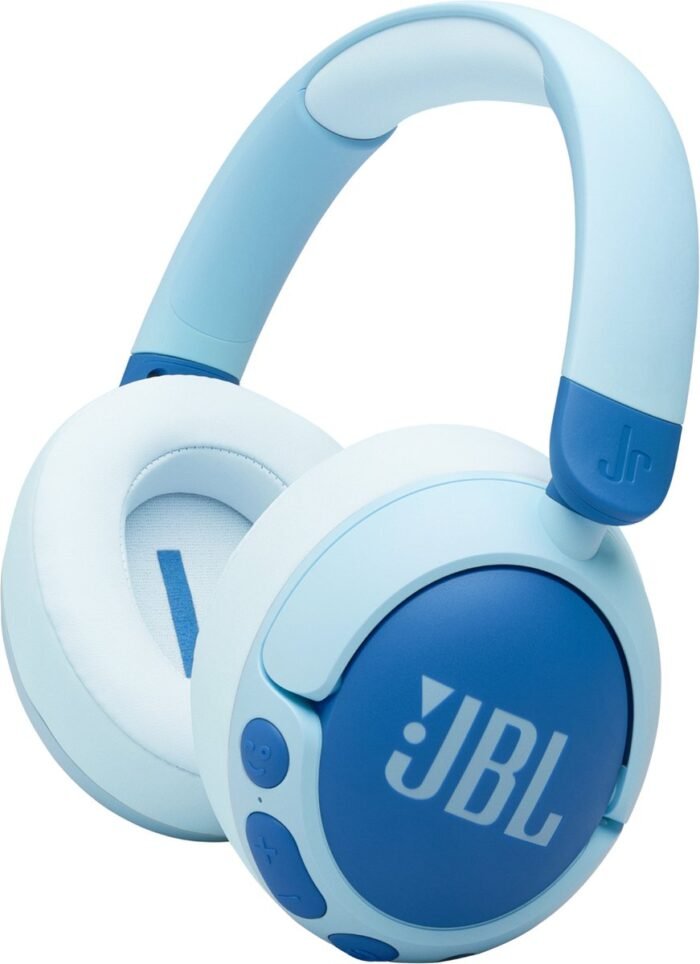 JBL Junior 470NC - Draadloze over-ear kinder koptelefoon - Noice Cancelling - Blauw