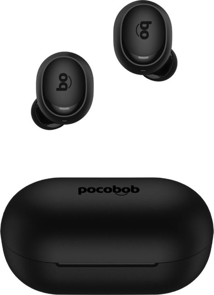 pocobob® TO draadloze oordopjes - Zwart - in ear oortjes - bluetooth oordopjes - Met pocobob APP voor je smartphone