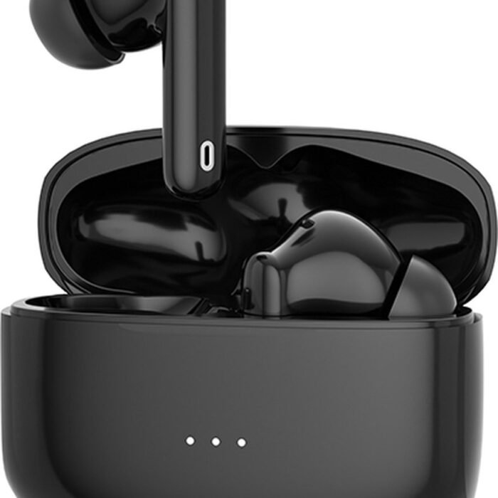 OOQE FLOW PRO - Draadloze Oordopjes | Oortjes Draadloos | Bluetooth 5.3 | Geschikt voor Bellen en Video Call | ANC | Geschikt voor Telefoon, TV, Tablet en Laptop | 40 Uur Batterijduur | Regen- en Stofbestendig | Ergonomisch | Zwart