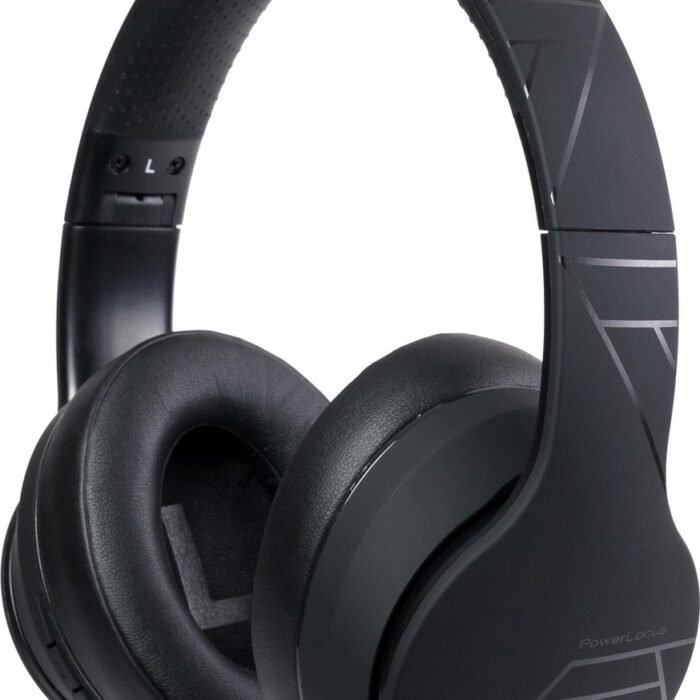 PowerLocus P6 Draadloze Over-Ear Koptelefoon Inklapbaar - Bluetooth Hoofdtelefoon - Met microfoon - Zwart