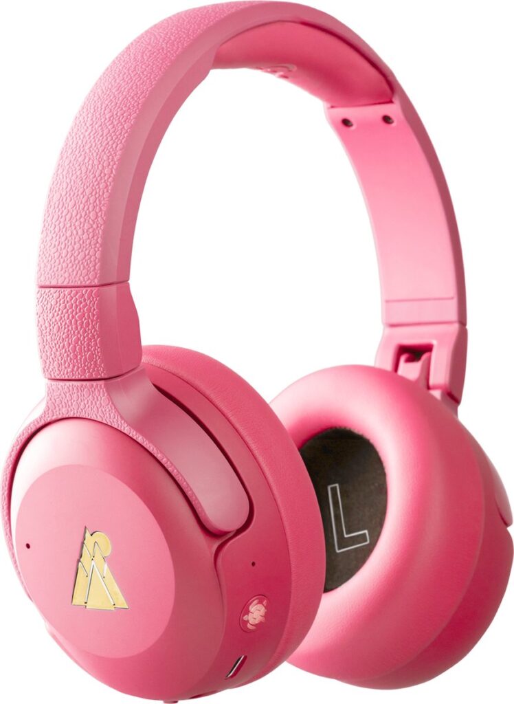 POGS - The Turtle - Draadloze over-ear koptelefoon met Noise Cancelling - Bluetooth - Veilige volumebegrenzing - Duurzaam - Gratis app voor extra functies - rRoze