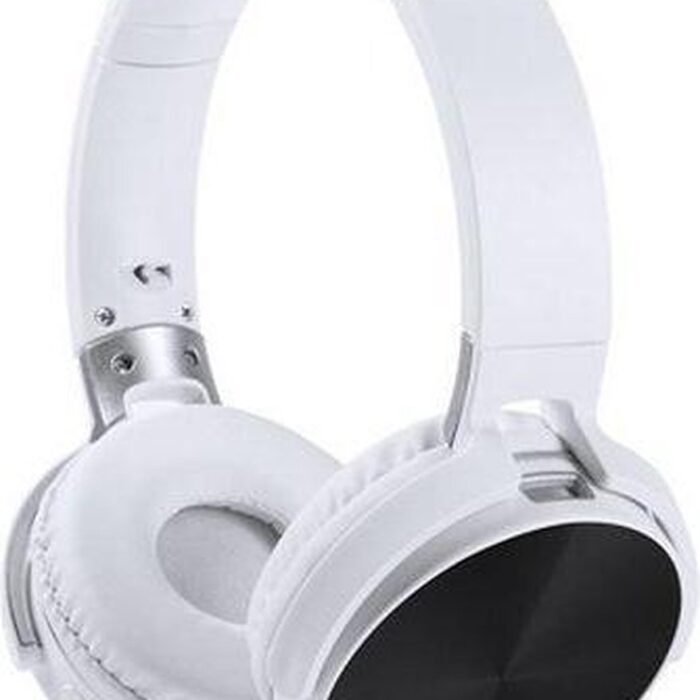 Opvouwbare Hoofdtelefoon met Bluetooth - wit met zwart