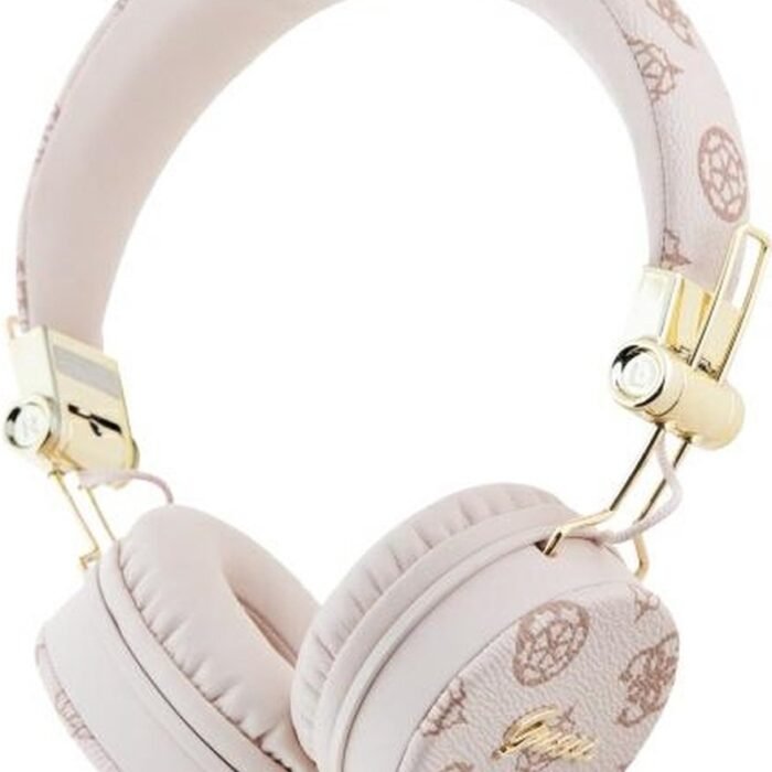 GUESS, Bluetooth-audiokoptelefoon Siri Compatibel IPX4 Gecertificeerd 4G Ontwerp, Roze
