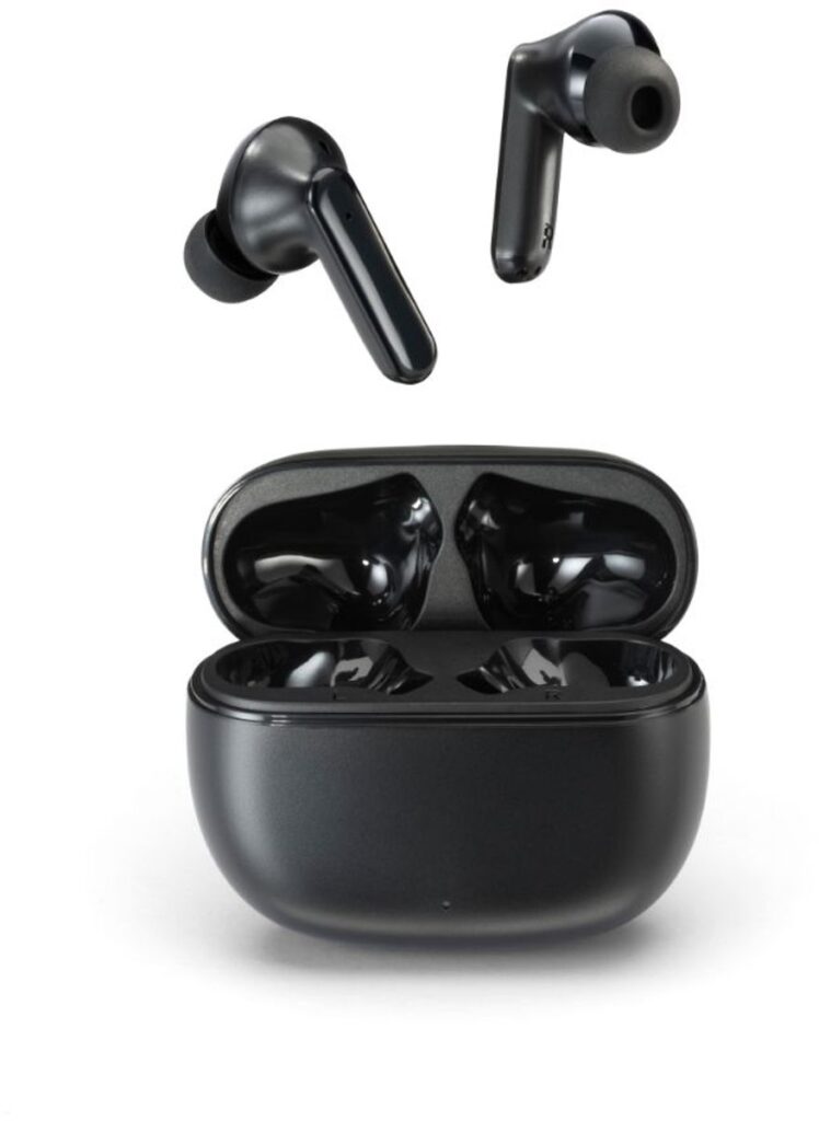Motorola - Moto Buds 125 True Wireless Oordopjes, Snelle Koppeling, Waterbestendig, 17 Uur Speeltijd, USB-C Opladen, Zwart