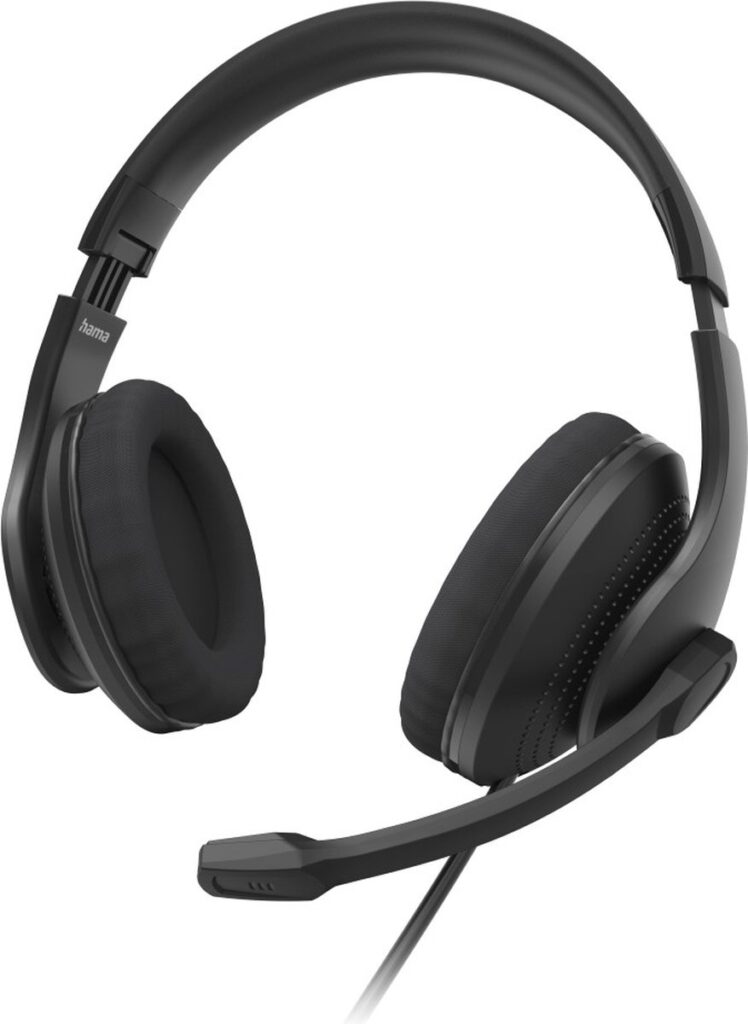 Hama PC-Office-headset "HS-USB300 V2", stereo, zwart