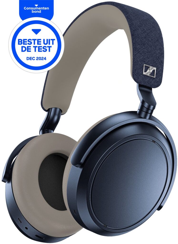 Sennheiser MOMENTUM 4 Wireless - Draadloze over-ear koptelefoon met Noise Cancelling - 60u batterij - Snelladen – 4 Microfoons - Denim