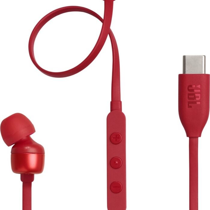 JBL Tune 310C - Bedrade Oordopjes - Rood