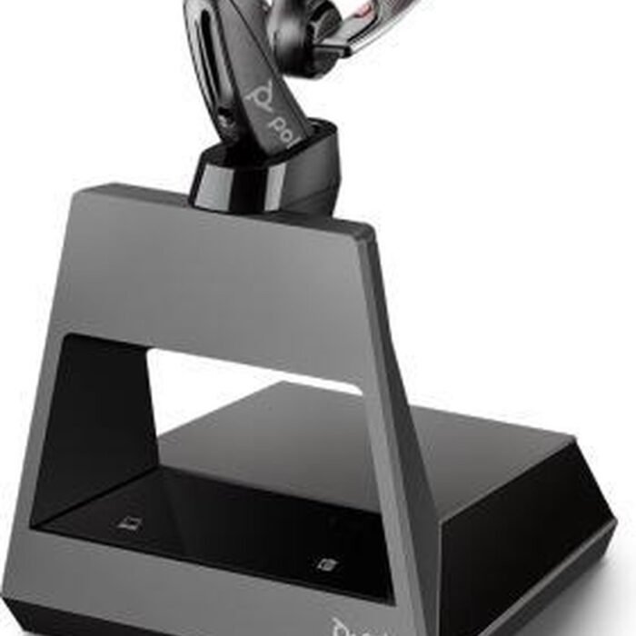 POLY 5200 Office Headset Draadloos oorhaak, In-ear Kantoor/callcenter Bluetooth Zwart