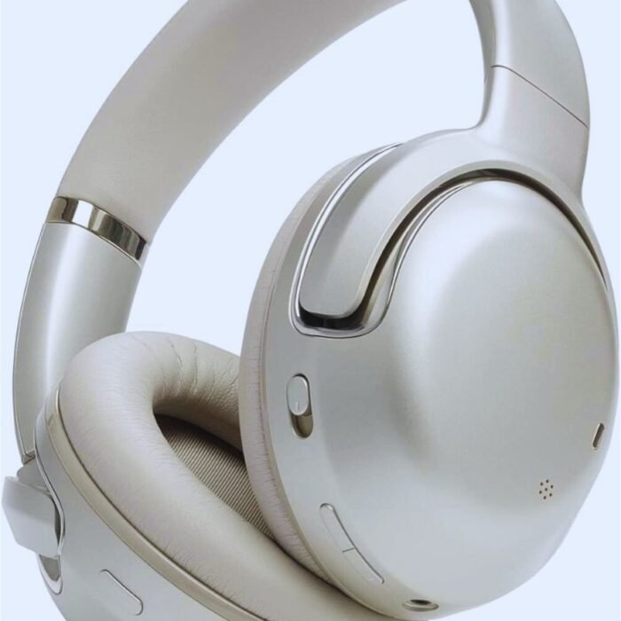 Draadloze Over-Ear Koptelefoon In Champagne Met Noise Cancelling En Tot 50 Uur Batterijduur