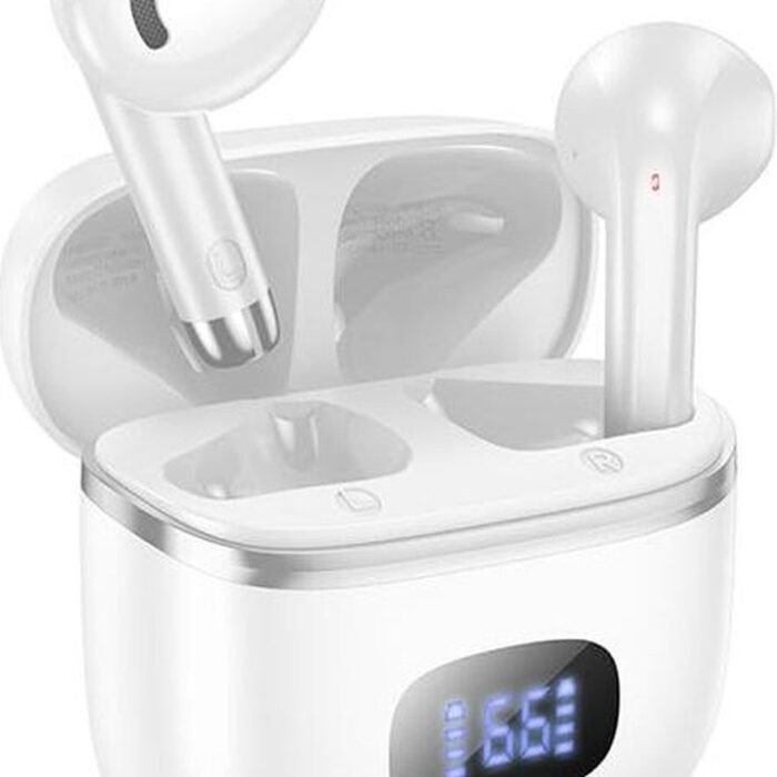 Hoco EQ1 True Wireless Headset Bluetooth 5.3 Draadloze Oortjes Wit