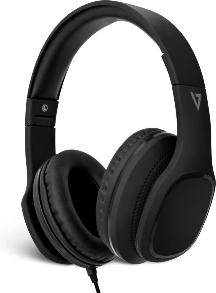 Headphones with Microphone V7 HA701-3EP Black