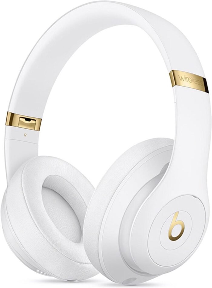 Beats, Studio3 Bluetooth Headset met Pure ANC ruisonderdrukking en zachte oorkussens, Wit