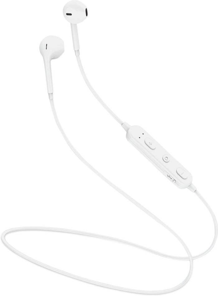 Sport Oortjes Draadloos Met Microfoon - Handsfree bellen - Waterbestendige oordopjes - Wit