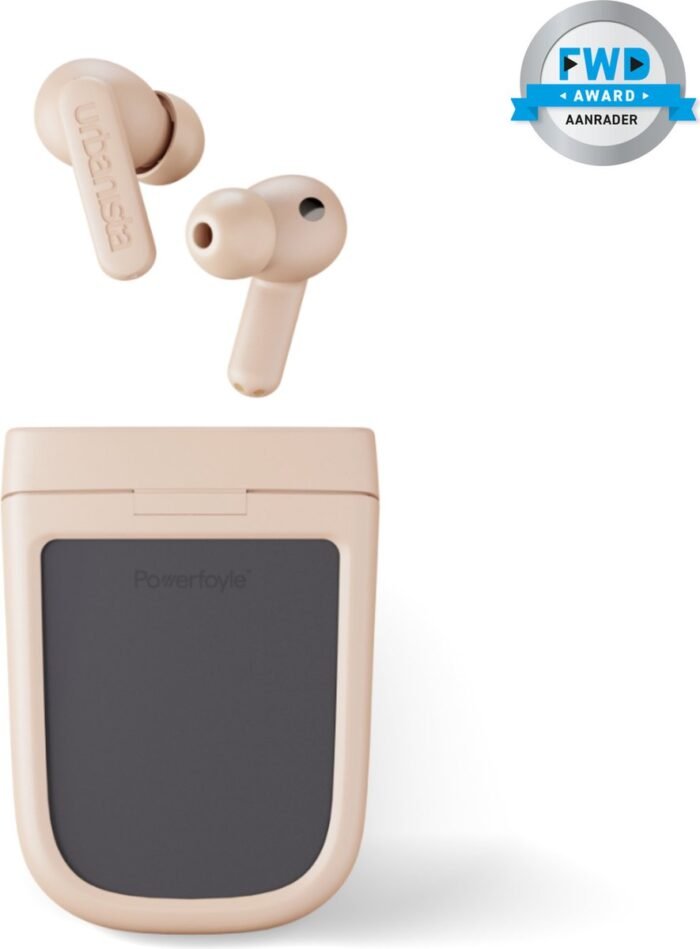 Urbanista Phoenix – ANC – Draadloze oordopjes – Light Charging – In-ears – Beige