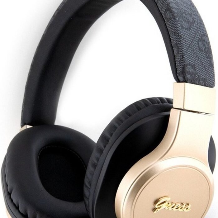 Guess 4G Script Logo Bluetooth Stereo Over-Ear Koptelefoon - Zwart